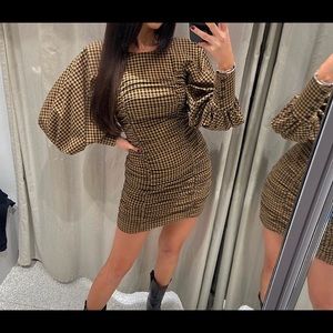 Zara gingham dress